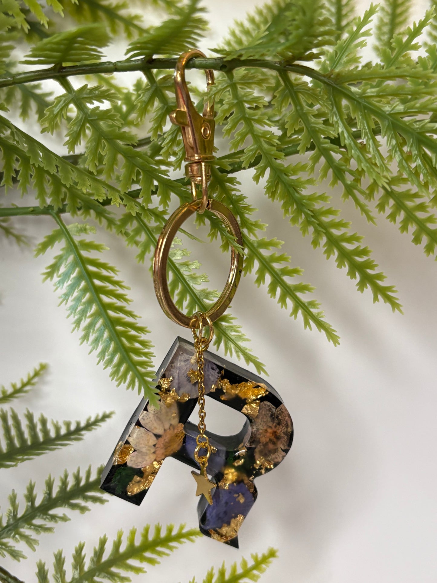 Porte-clés collection lettres Dorés