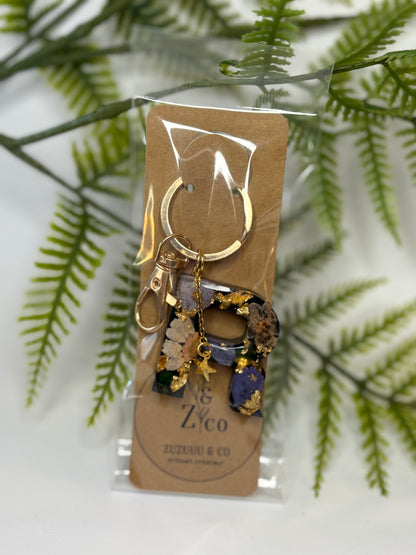 Porte-clés collection lettres Dorés