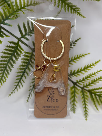 Porte-clés collection lettres Dorés