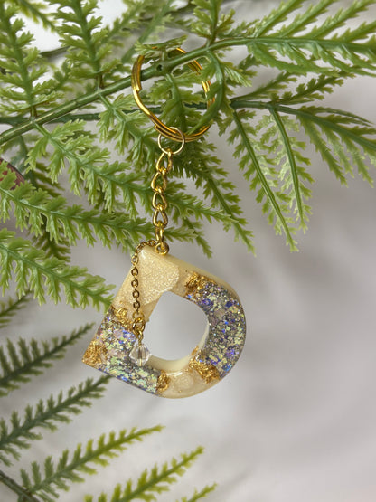 Porte-clés collection lettres Dorés