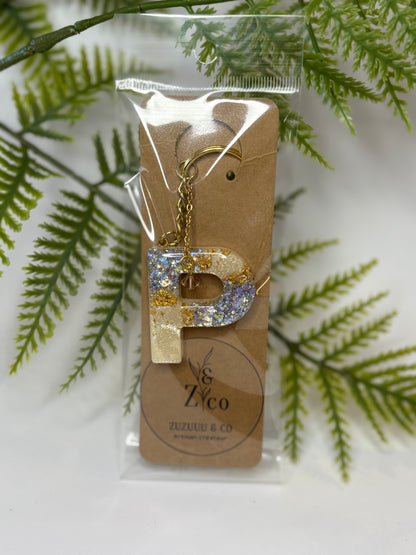 Porte-clés collection lettres Dorés