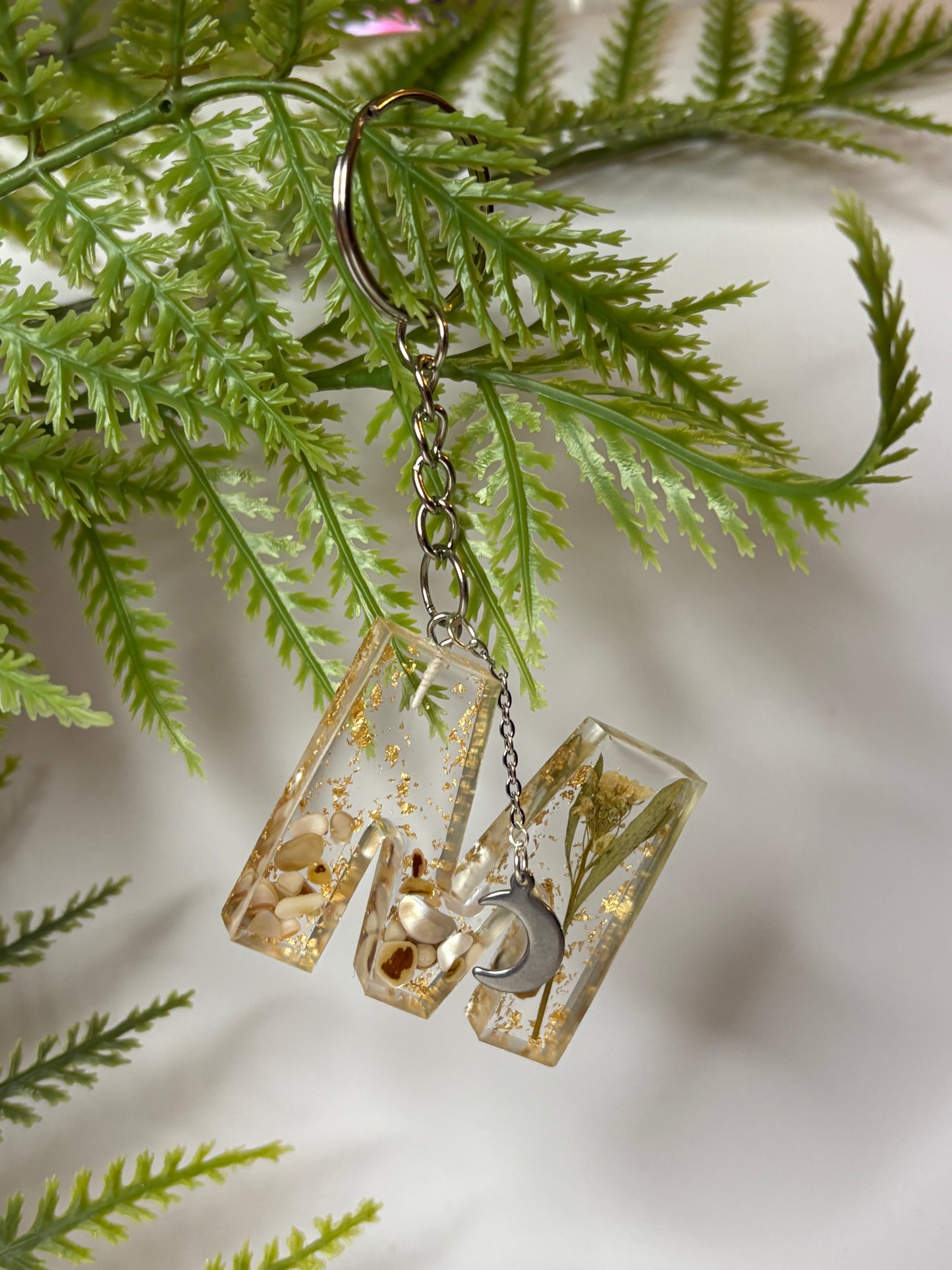 Porte-clés collection lettres Argentés