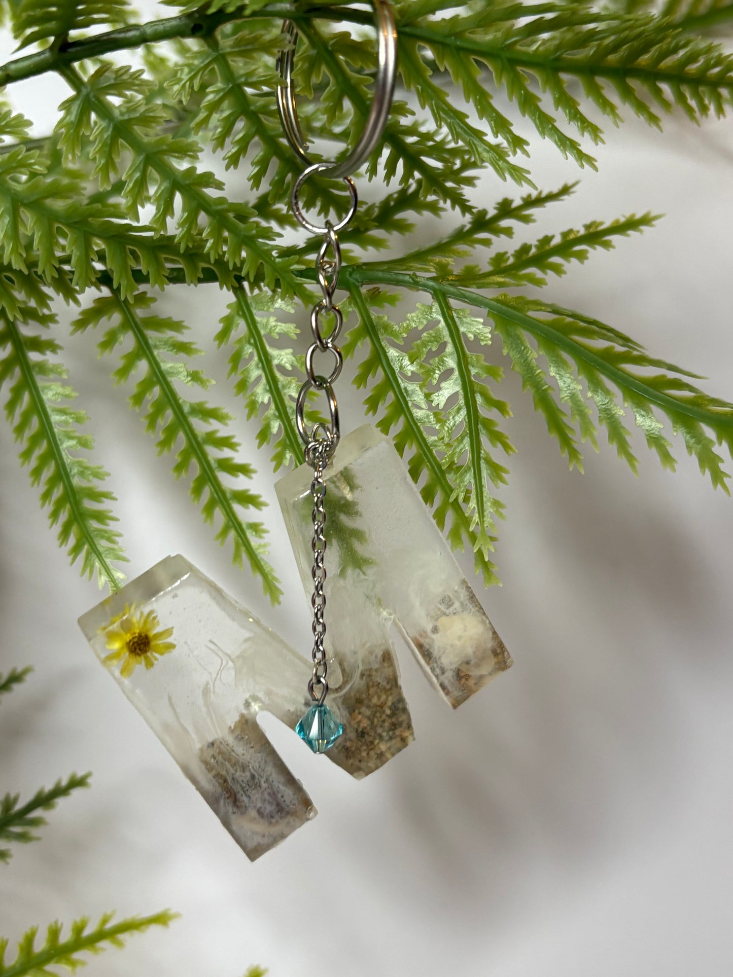 Porte-clés collection lettres Argentés