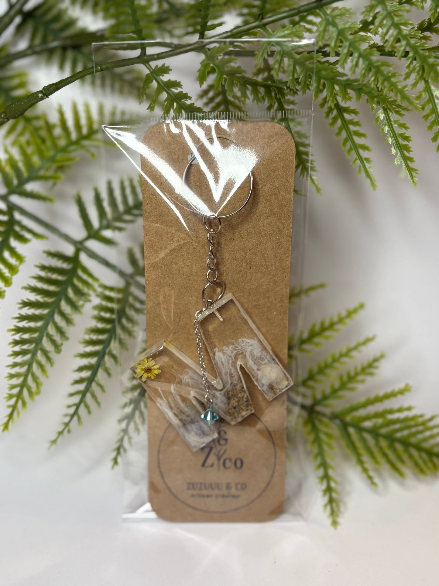 Porte-clés collection lettres Argentés