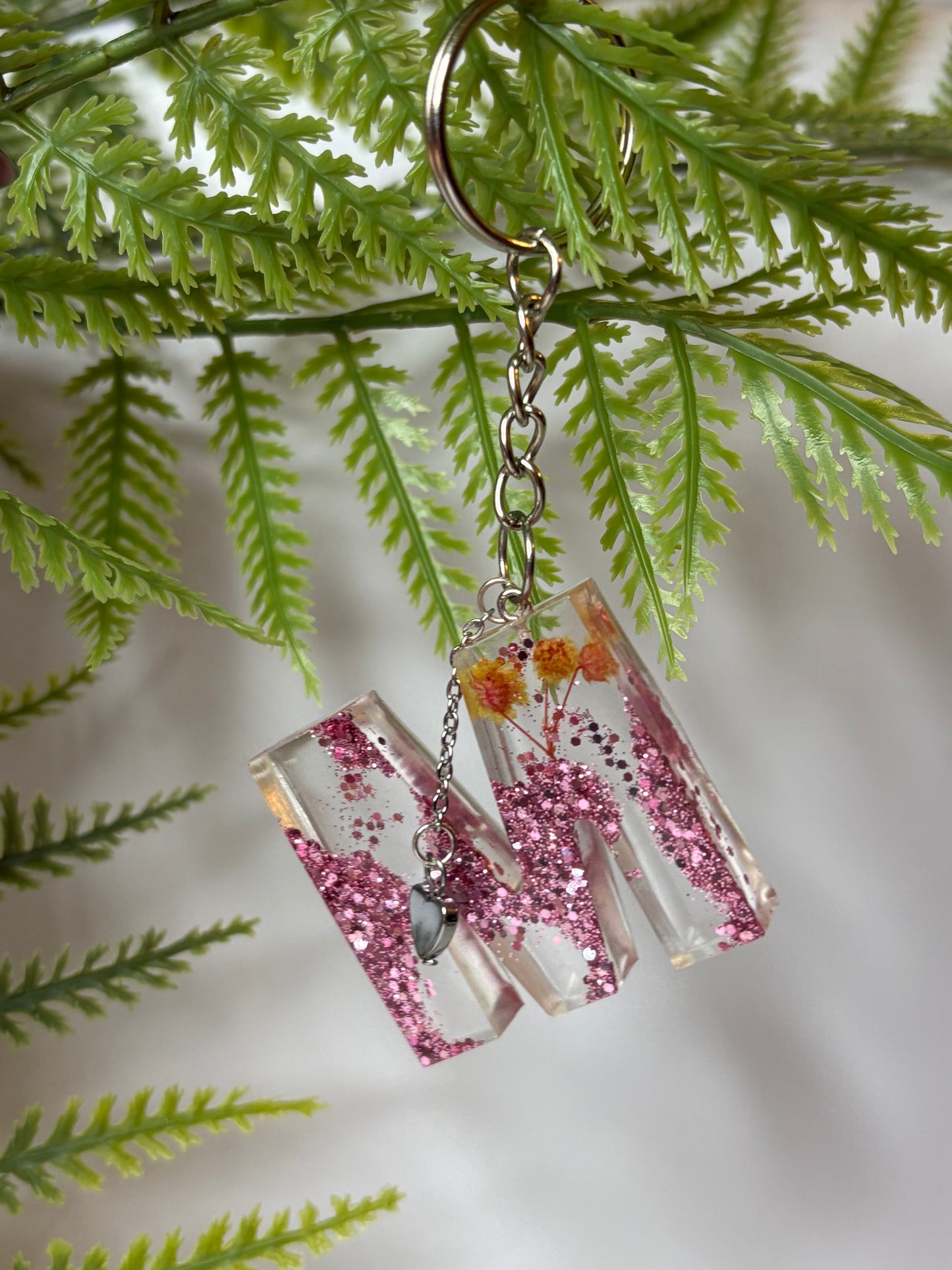 Porte-clés collection lettres Argentés