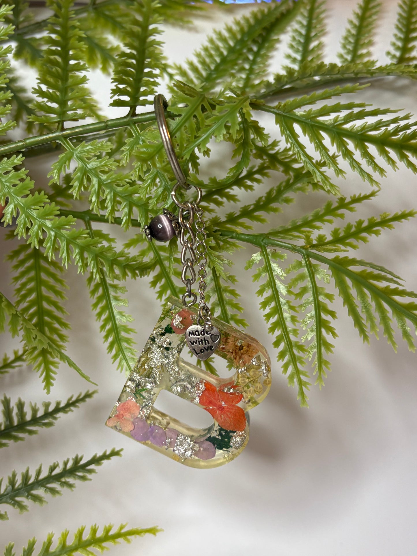 Porte-clés collection lettres Argentés