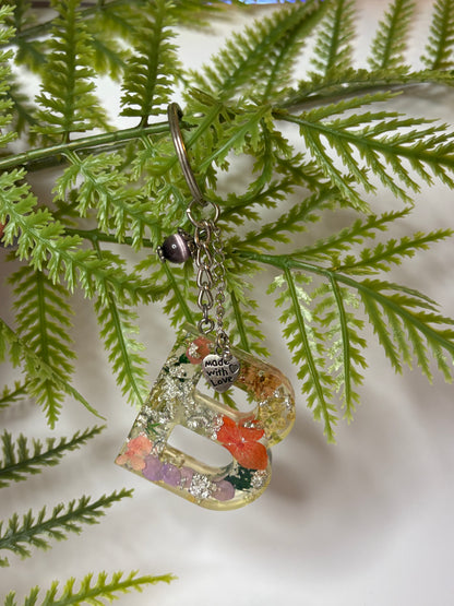 Porte-clés collection lettres Argentés