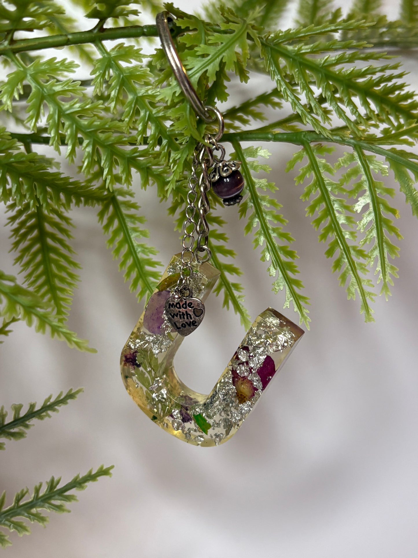 Porte-clés collection lettres Argentés