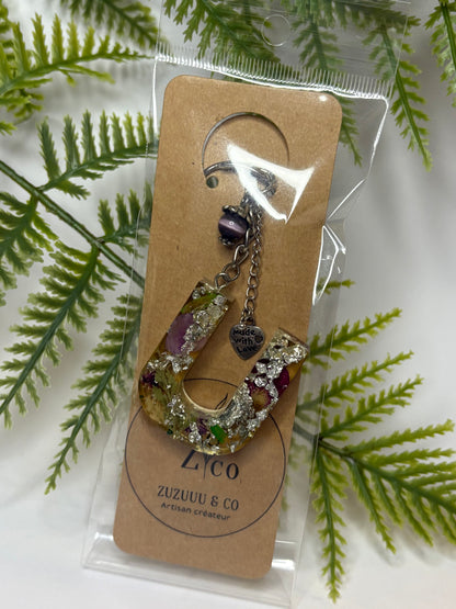 Porte-clés collection lettres Argentés