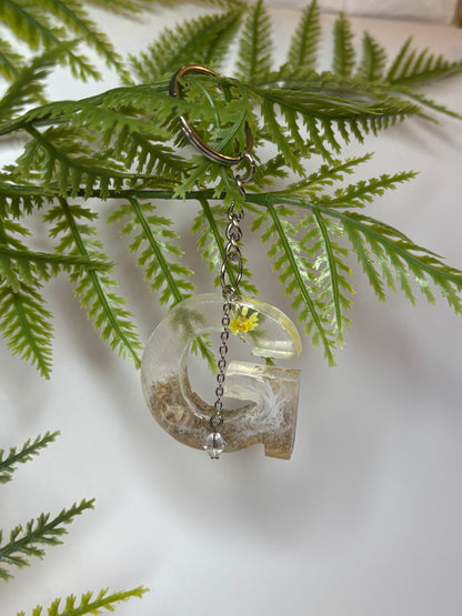 Porte-clés collection lettres Argentés