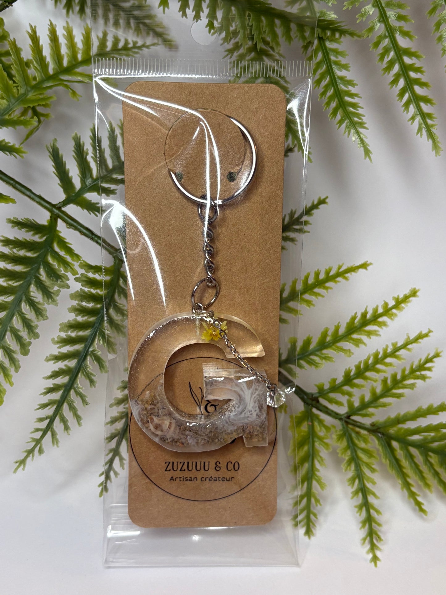 Porte-clés collection lettres Argentés