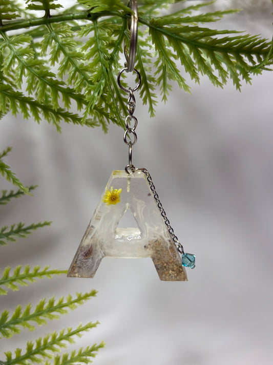 Porte-clés collection lettres Argentés