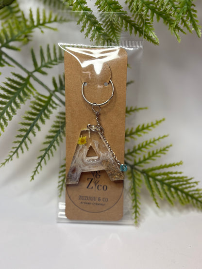 Porte-clés collection lettres Argentés