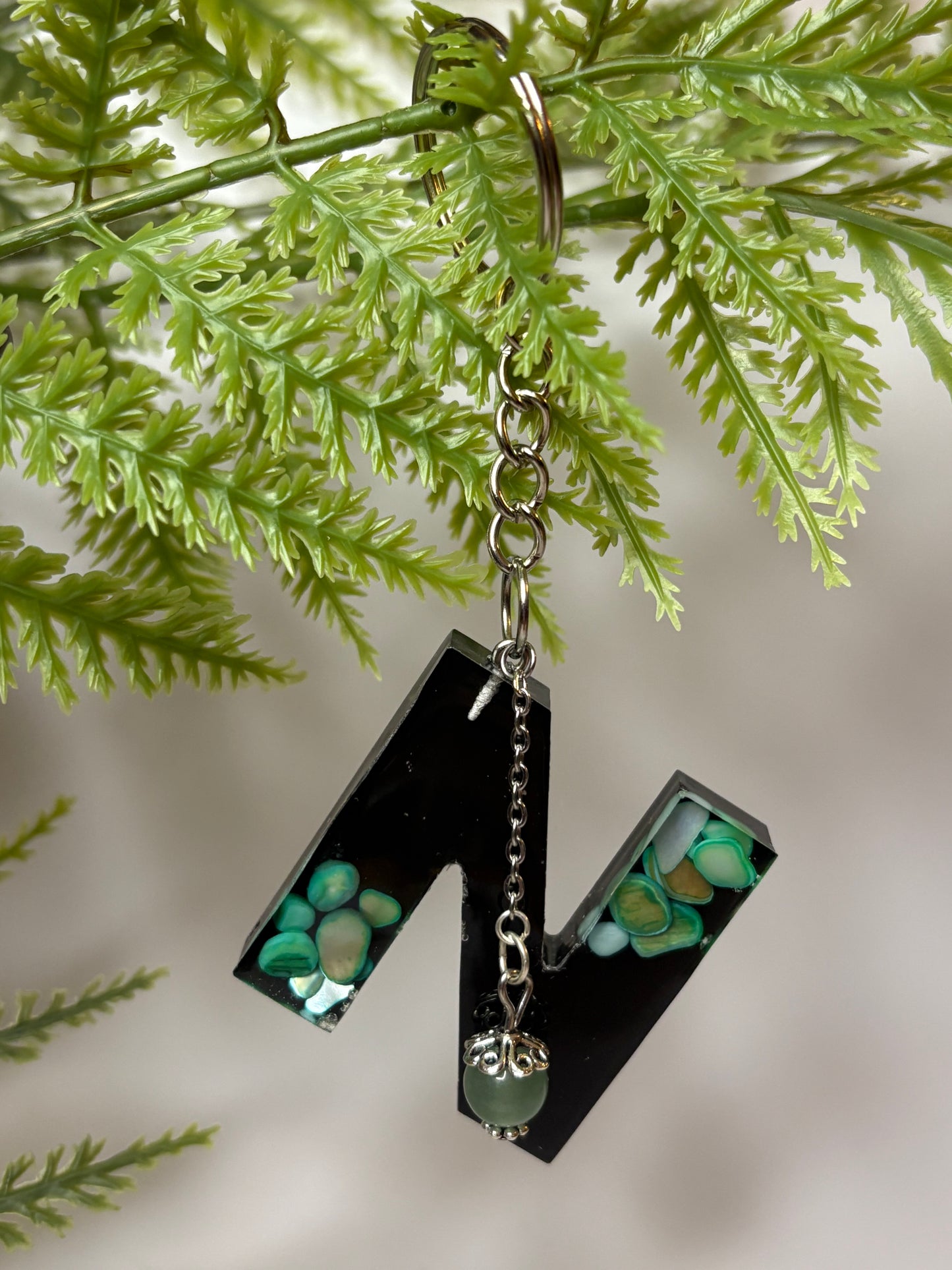 Porte-clés collection lettres Argentés