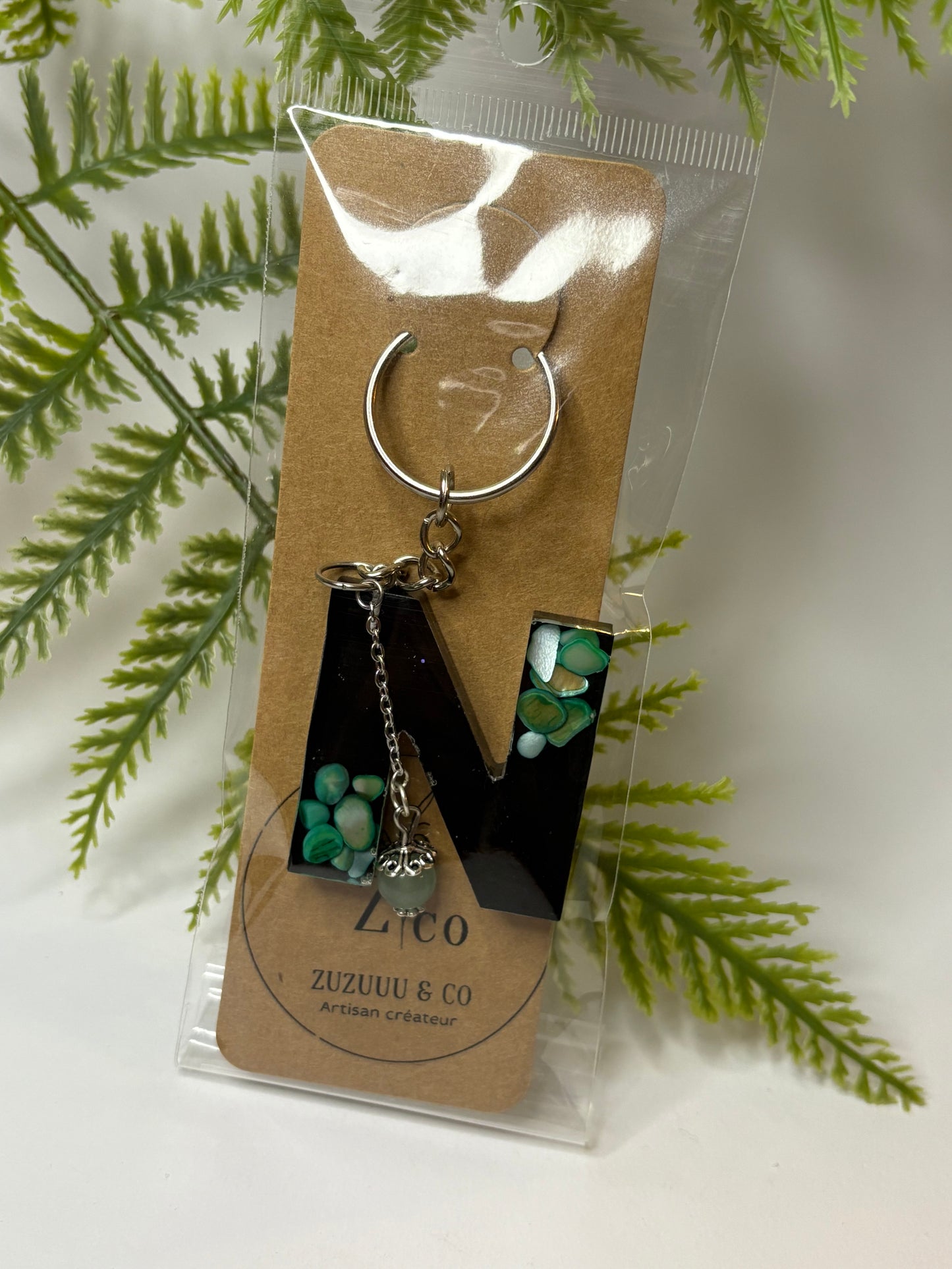 Porte-clés collection lettres Argentés