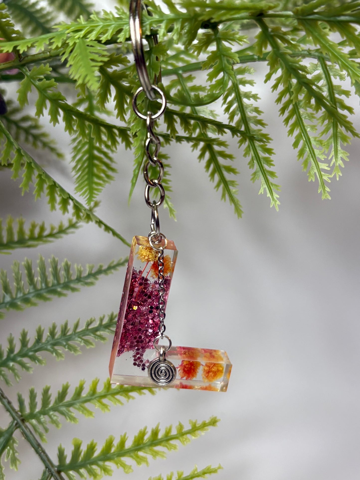 Porte-clés collection lettres Argentés