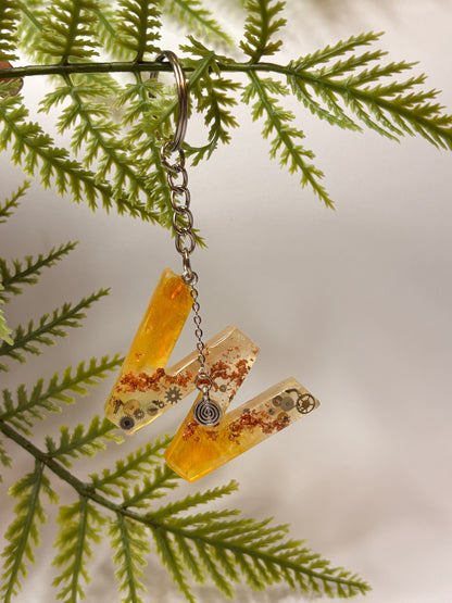 Porte-clés collection lettres Argentés