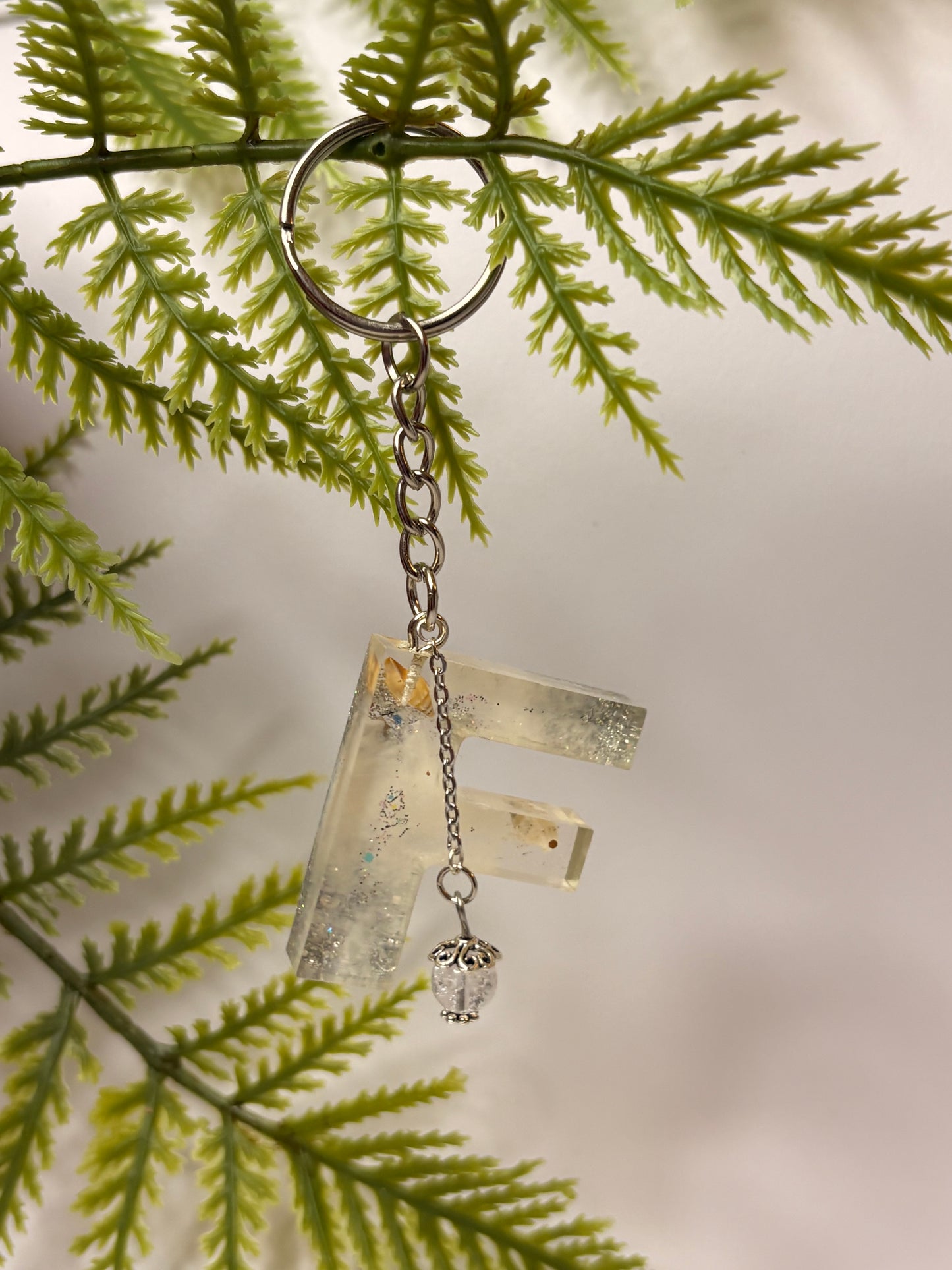 Porte-clés collection lettres Argentés