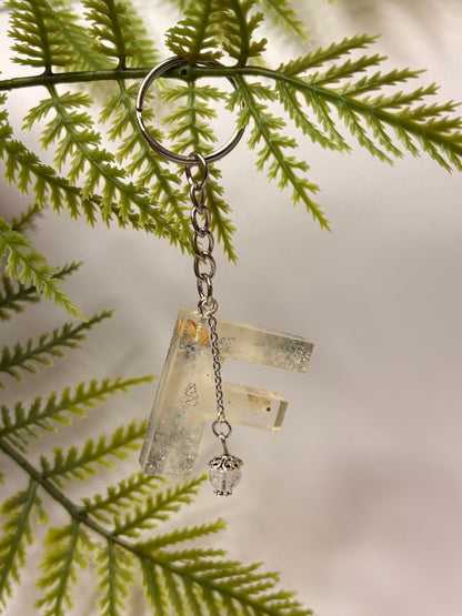 Porte-clés collection lettres Argentés