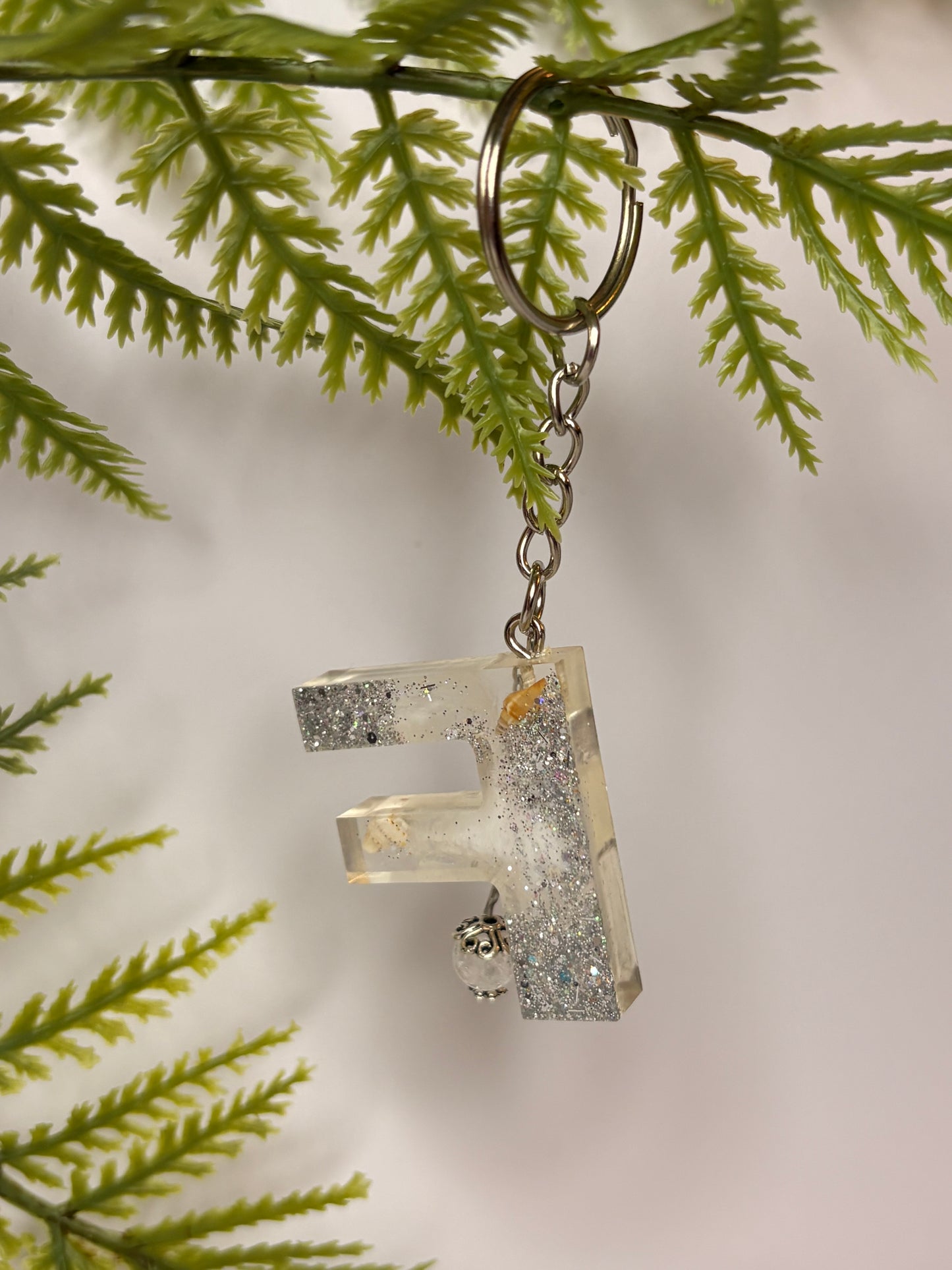 Porte-clés collection lettres Argentés