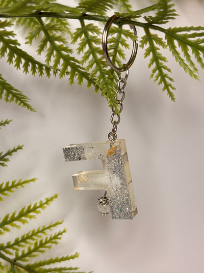 Porte-clés collection lettres Argentés