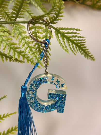 Porte-clés collection lettres Argentés