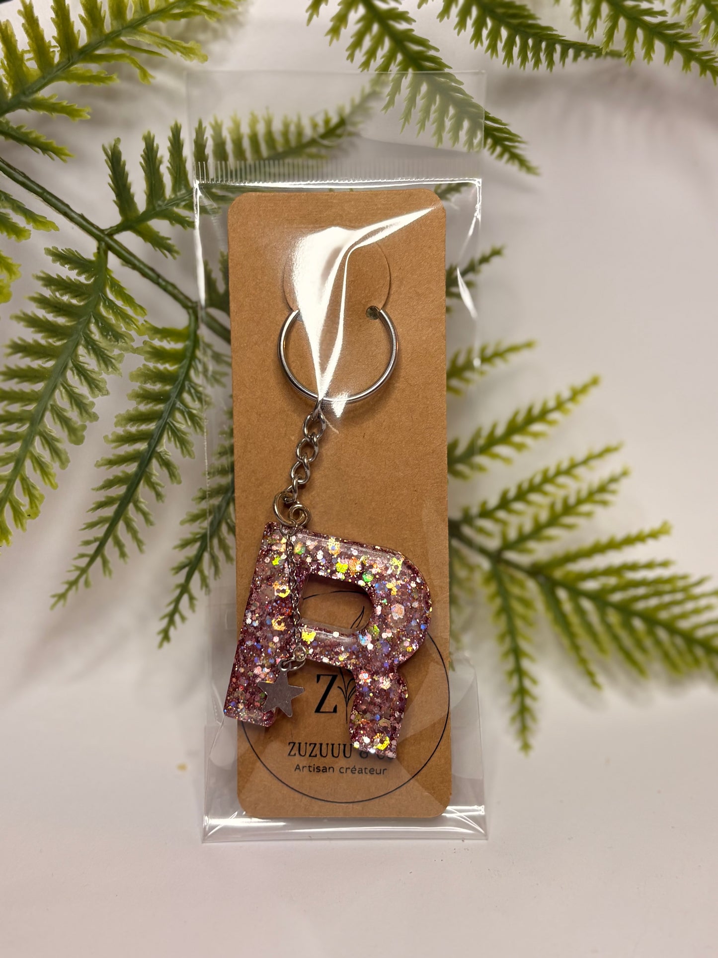 Porte-clés collection lettres Argentés