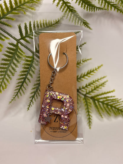 Porte-clés collection lettres Argentés