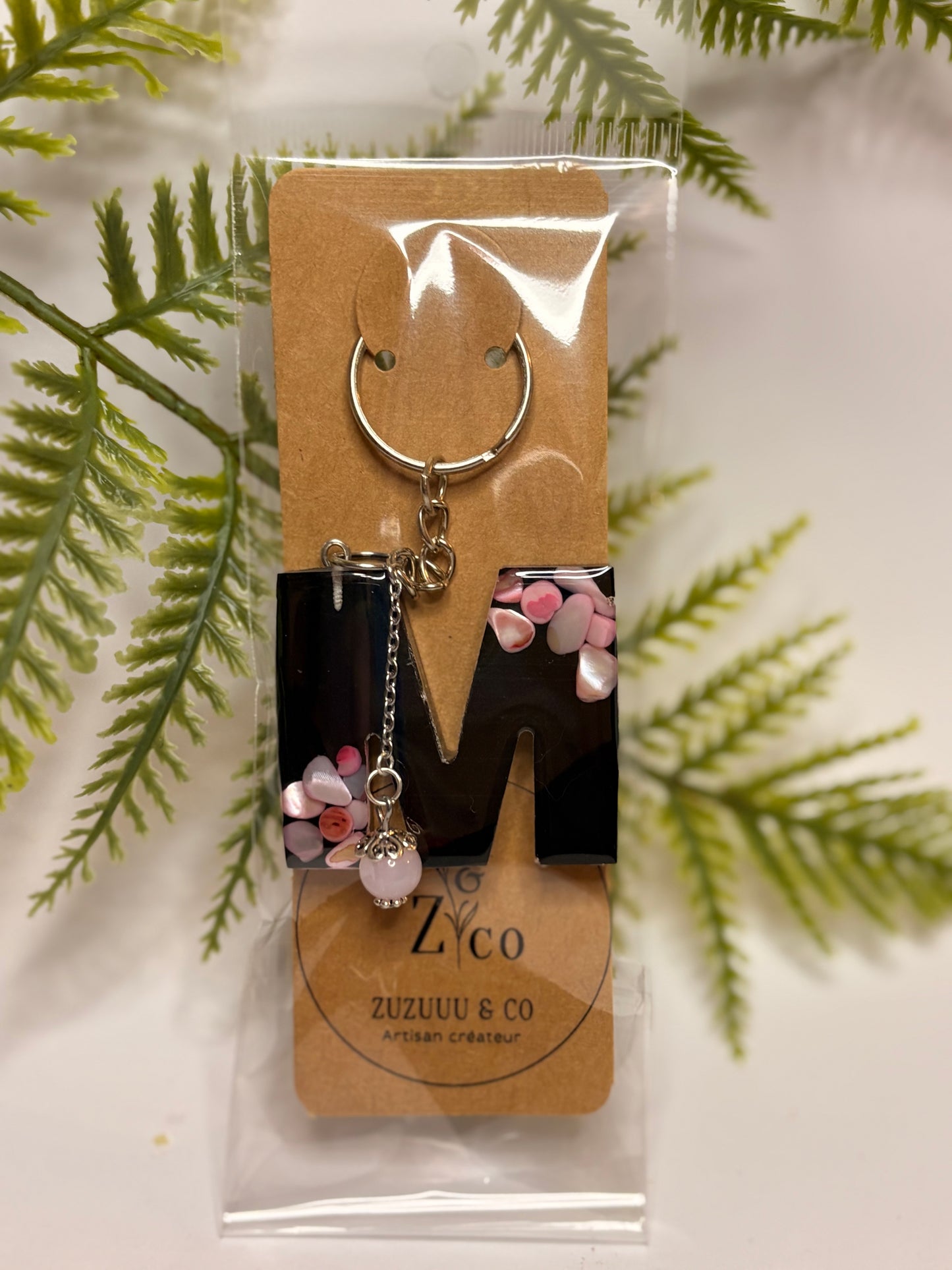 Porte-clés collection lettres Argentés