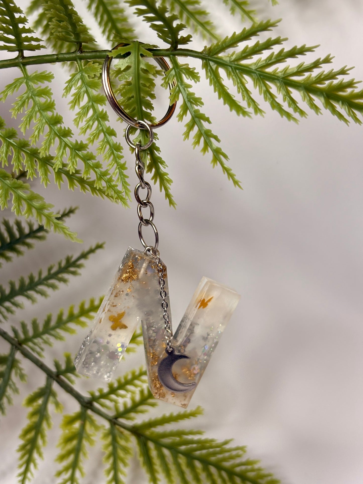 Porte-clés collection lettres Argentés