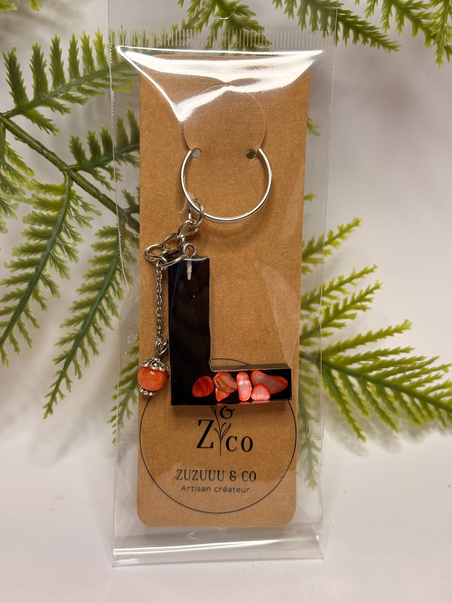 Porte-clés collection lettres Argentés