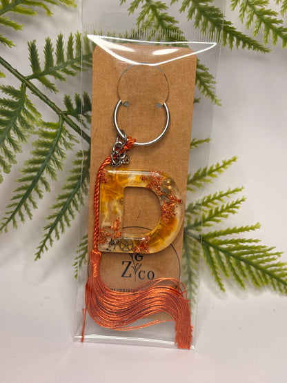 Porte-clés collection lettres Argentés