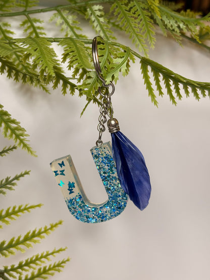 Porte-clés collection lettres Argentés