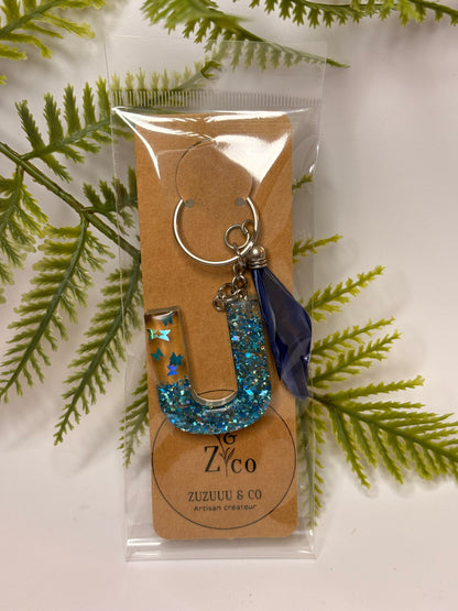 Porte-clés collection lettres Argentés