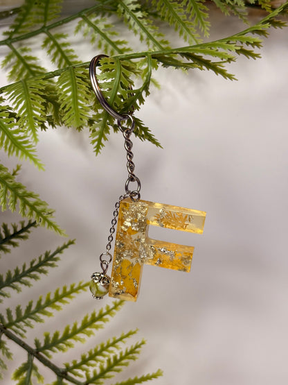 Porte-clés collection lettres Argentés