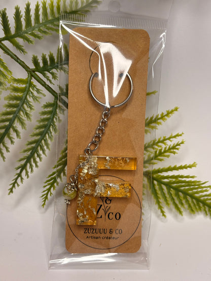 Porte-clés collection lettres Argentés