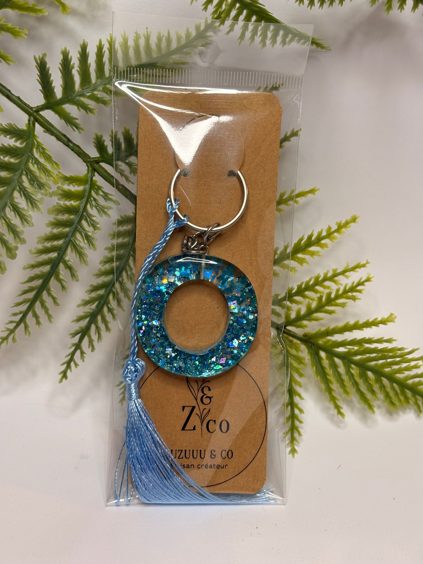 Porte-clés collection lettres Argentés