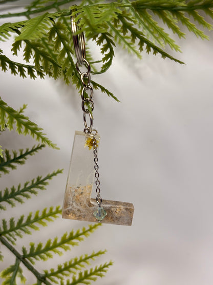 Porte-clés collection lettres Argentés