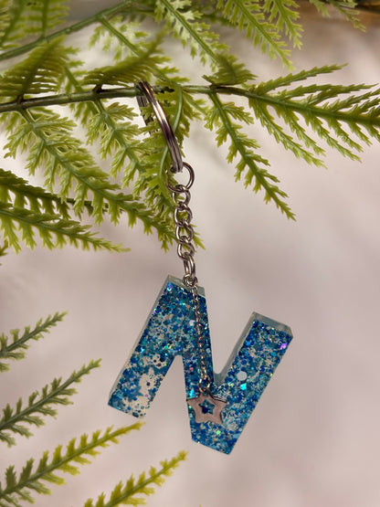 Porte-clés collection lettres Argentés