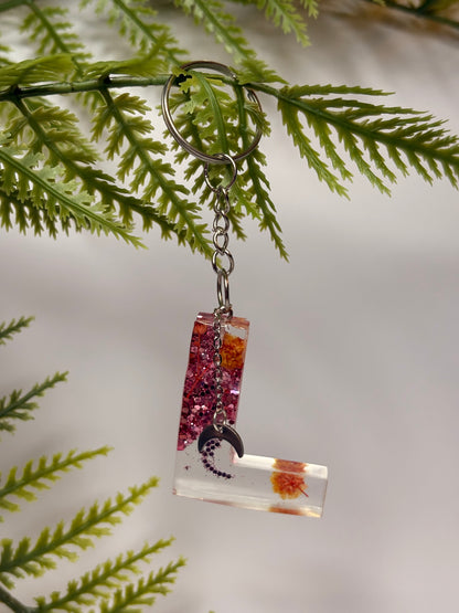 Porte-clés collection lettres Argentés