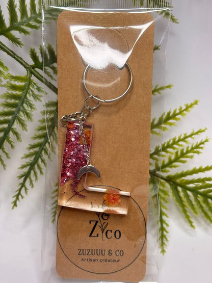 Porte-clés collection lettres Argentés