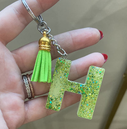 Porte-clés lettres de A à P