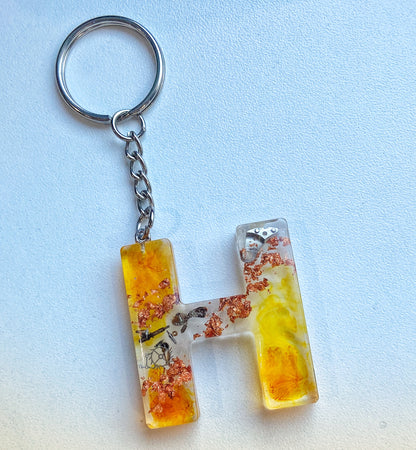 Porte-clés lettres de A à P
