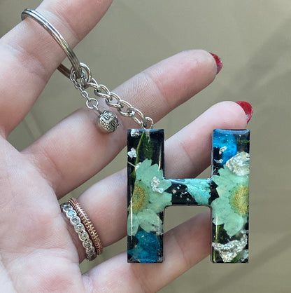 Porte-clés lettres de A à P