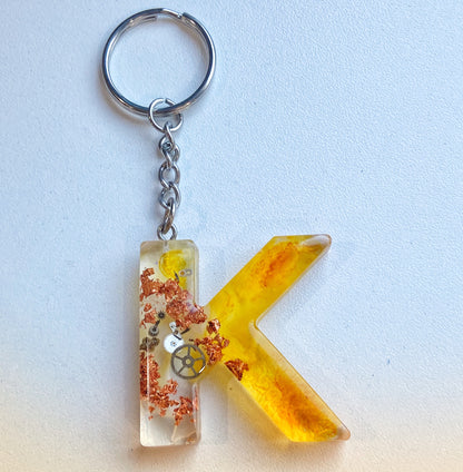 Porte-clés lettres de A à P