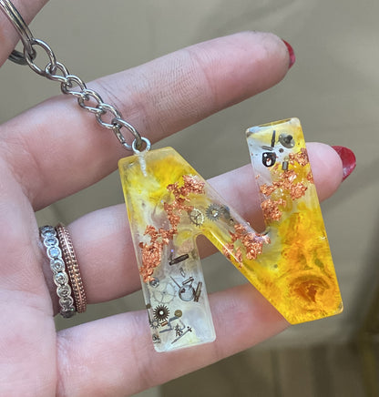 Porte-clés lettres de A à P