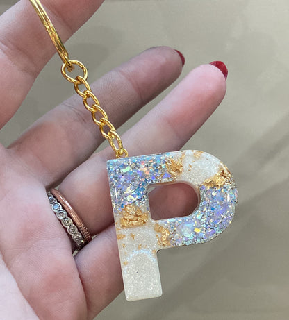 Porte-clés lettres de A à P
