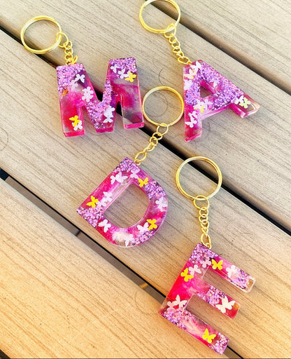 Porte-clés lettres de A à P
