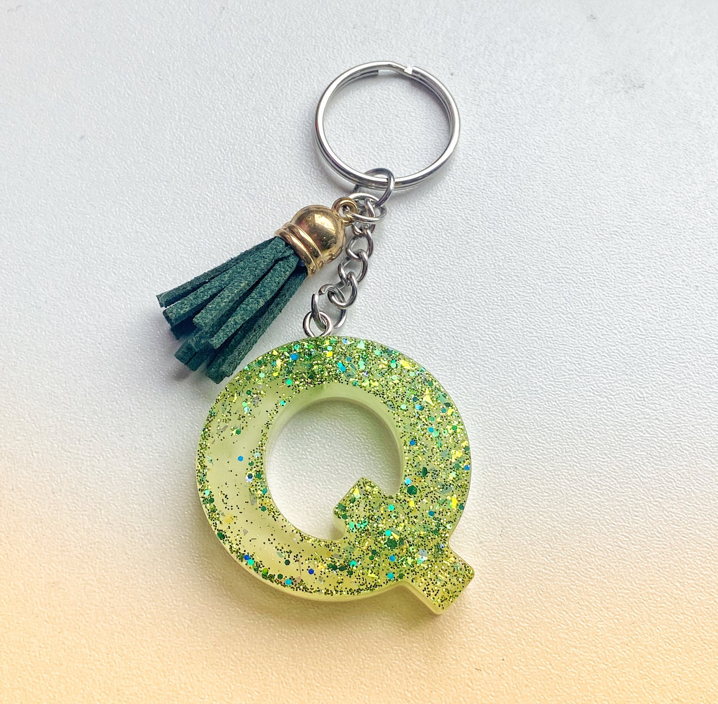 Porte-clés lettres de Q à Z
