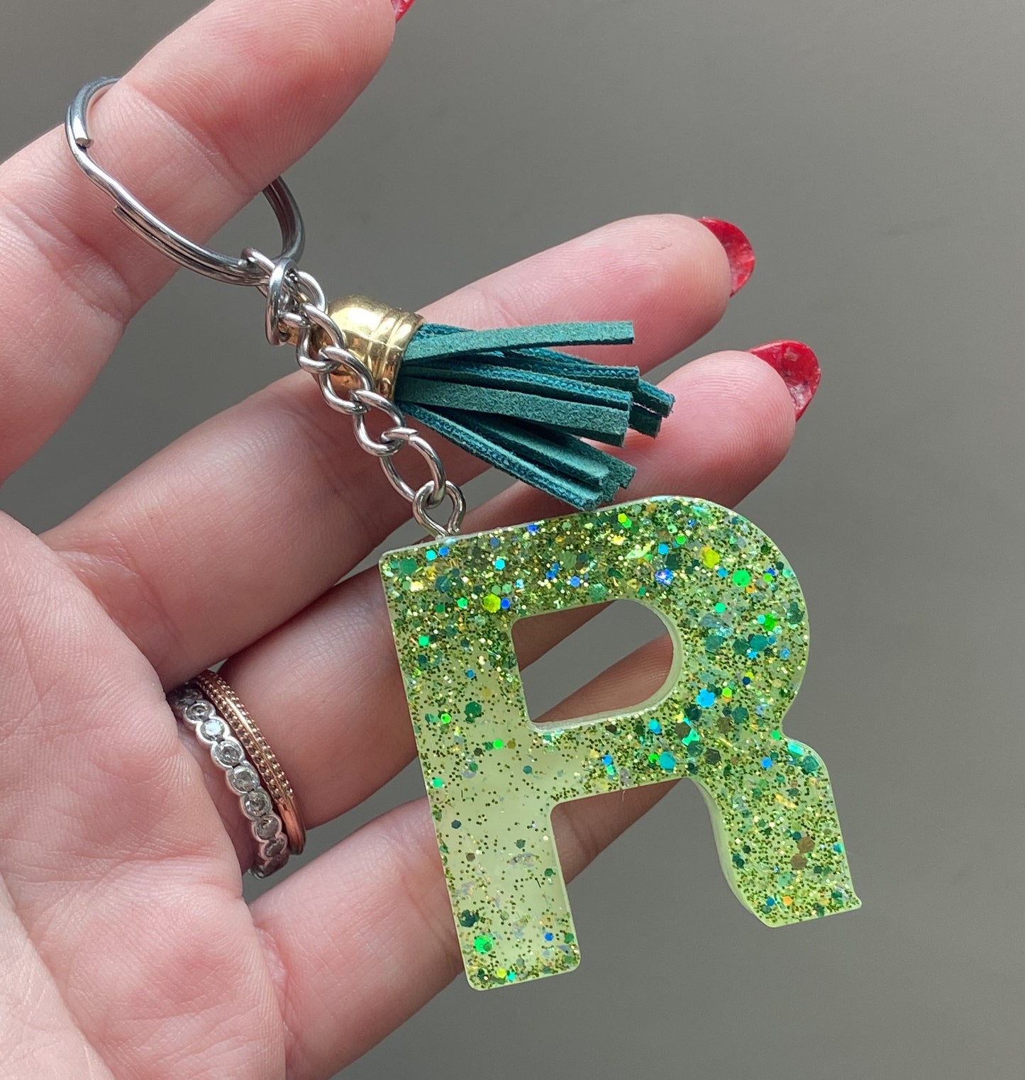 Porte-clés lettres de Q à Z